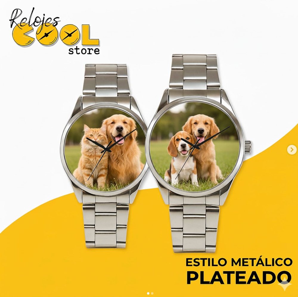 Reloj con la Foto de tu Mascota